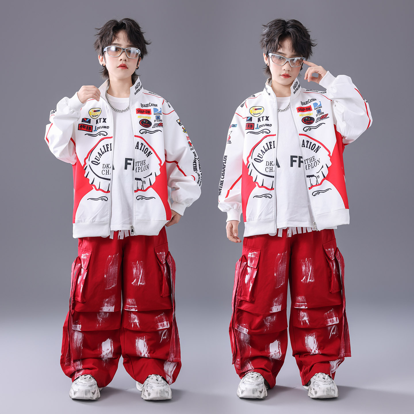Street Fashion For Boy - Jaket Cetak Fashion K-pop Anak Laki-laki