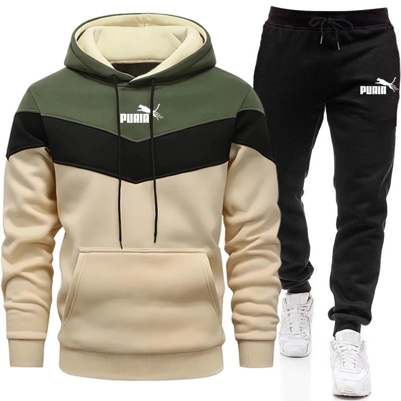 Street Fashion Hoodie - Setelan Pria/Hoodie/Celana 2026 Musim Gugur Musim