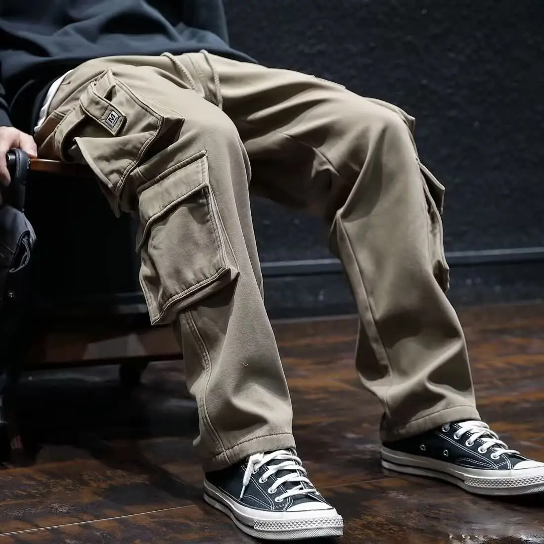 Cargo Pant Wide - Celana panjang pria, celana panjang kargo
