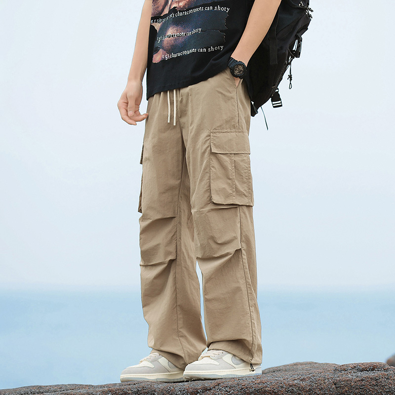 Cargo Pant Wide - Celana Kargo Longgar Pria Celana Hiking