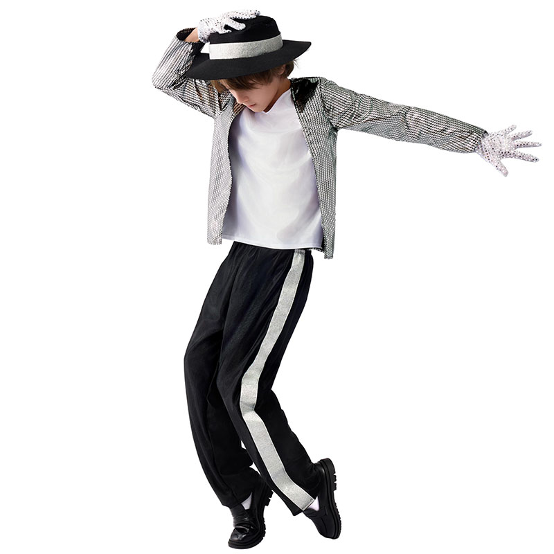 Street Fashion Gloves - Kostum jins anak laki-laki Michael Jackson