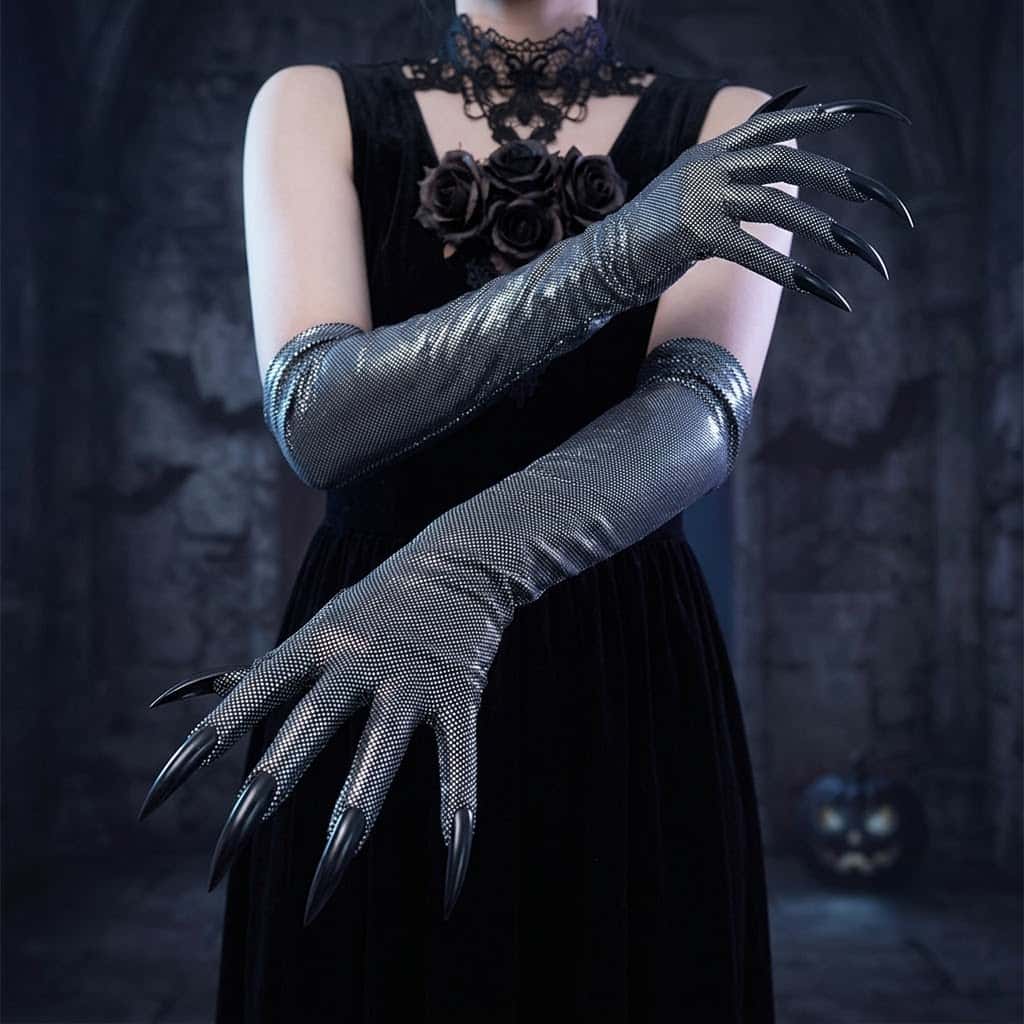 Street Fashion Gloves - Sarung Tangan Panjang Model Cakar Hantu