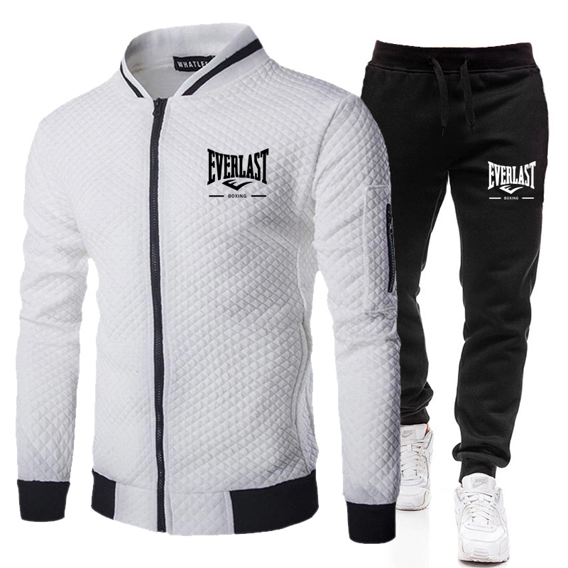Street Fashion Jacket Men - EVERLAST BOXING Jaket Set Kerah Tegak