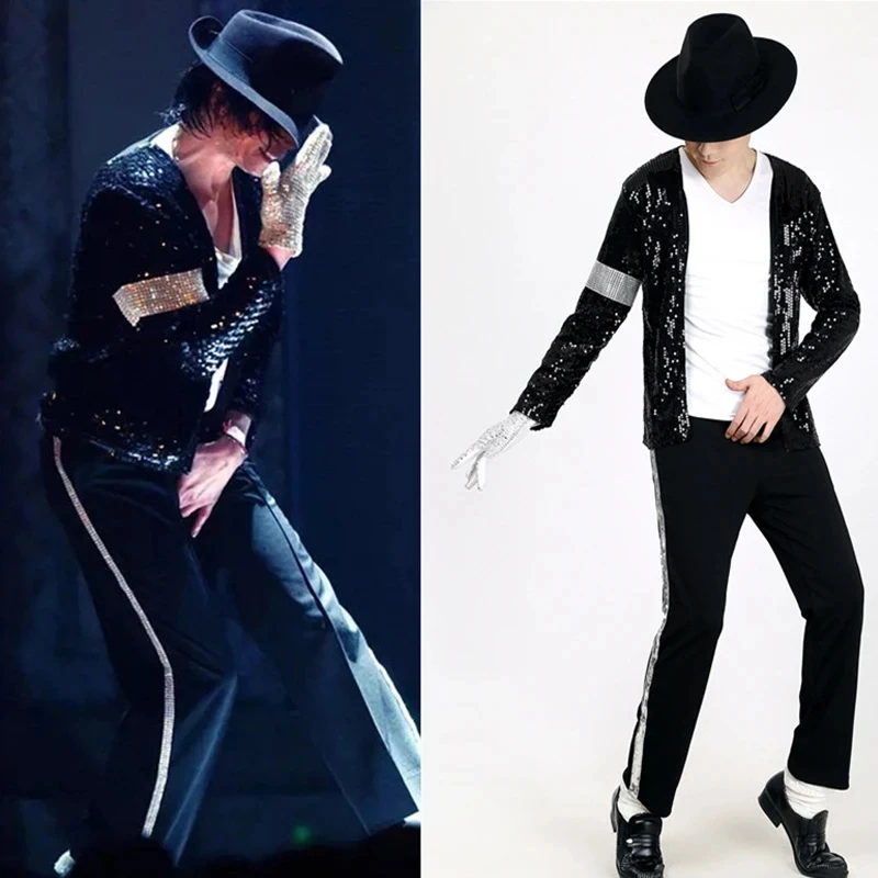 Street Fashion Gloves - Kostum Michael Jackson Cosplay Bintang Tari