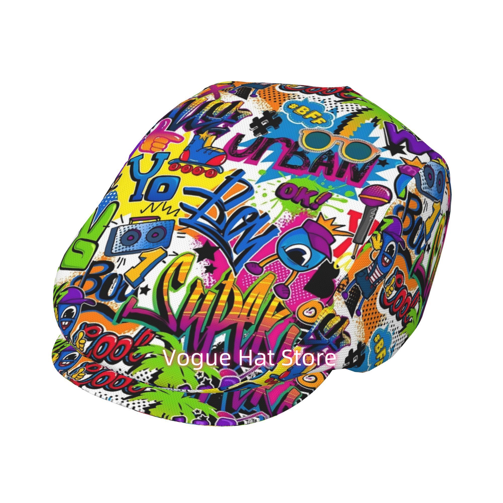 Street Fashion Essentials - 1 buah topi beret bergaya seni