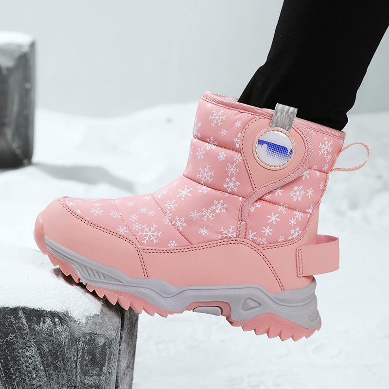 Street Fashion Boy - Sepatu bot salju anak perempuan, sepatu