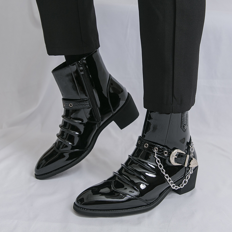Street Fashion Brand - Sepatu Bot Kasual Pria High Top