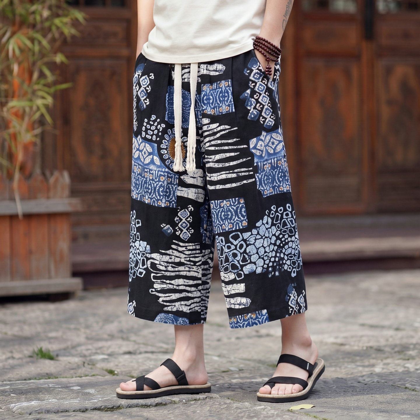 Cargo Pant Wide - Celana Pantai Pria Model Lurus Lebar