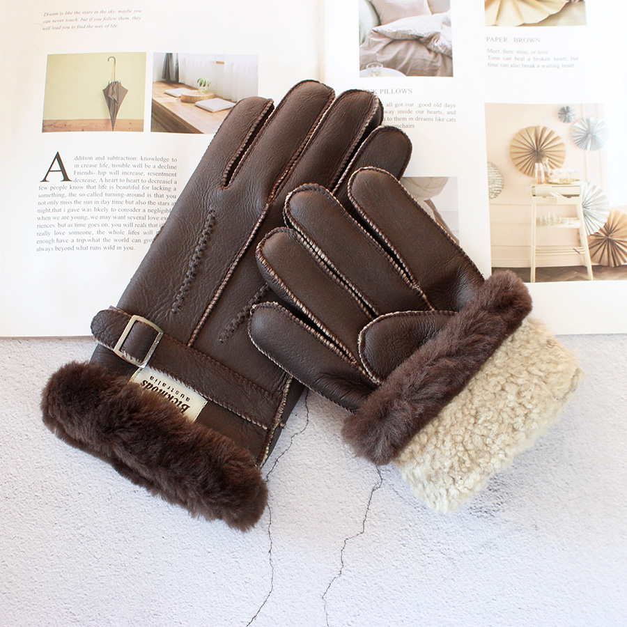 Sarung Tangan Bulu Domba Pria  - Street Fashion Gloves ulasan dan harga