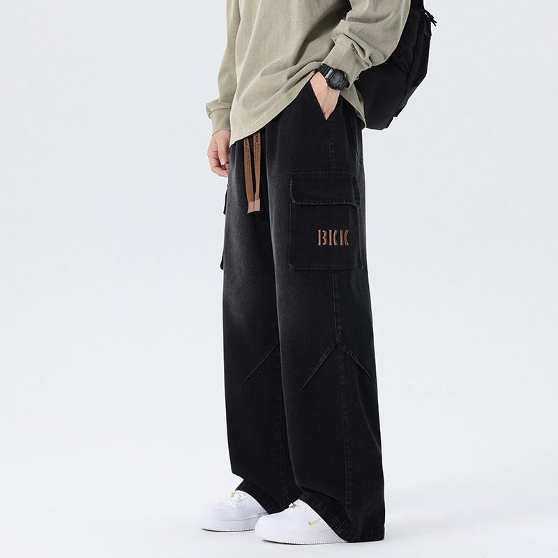 Celana Denim Kerja Pria Model  - Cargo Pant Wide ulasan dan harga