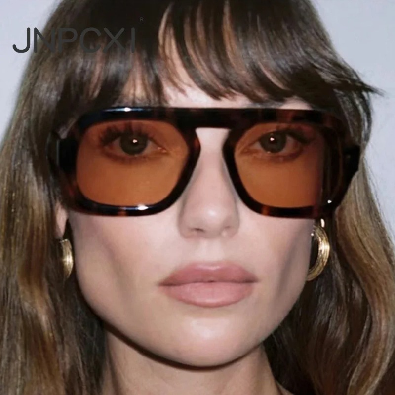 Kacamata Hitam Retro Persegi W - Street Fashion Glasses ulasan dan harga