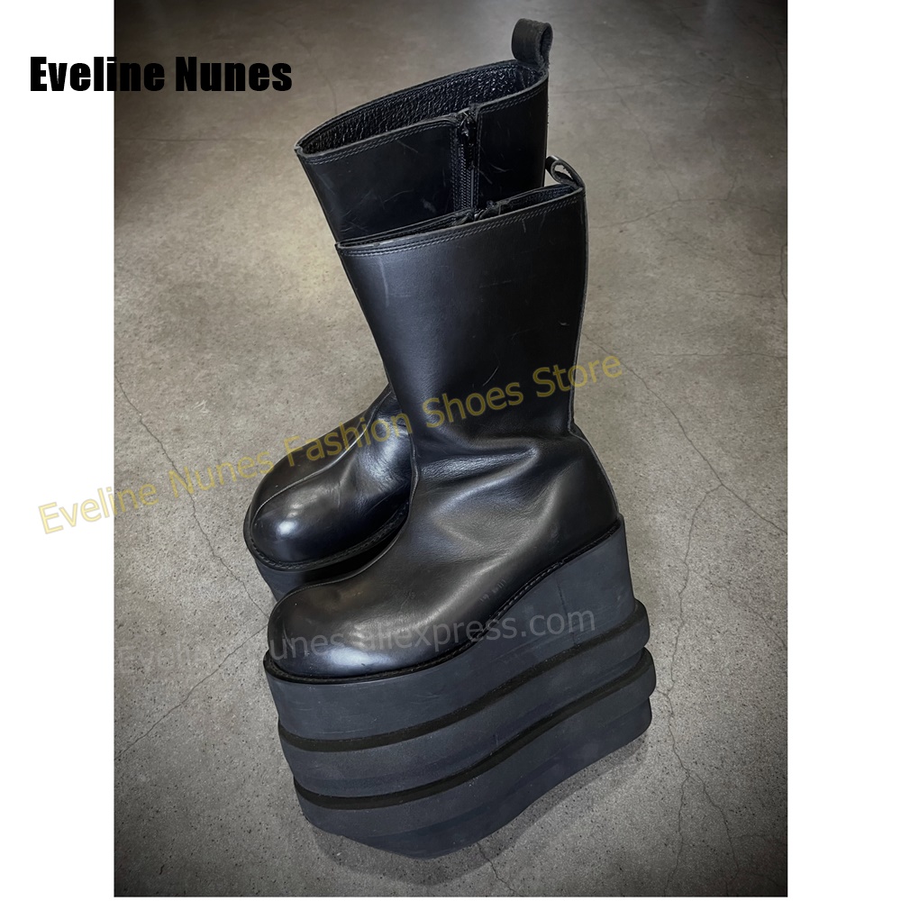 Sepatu bot setinggi lutut berg - Street Fashion Y2K ulasan dan harga