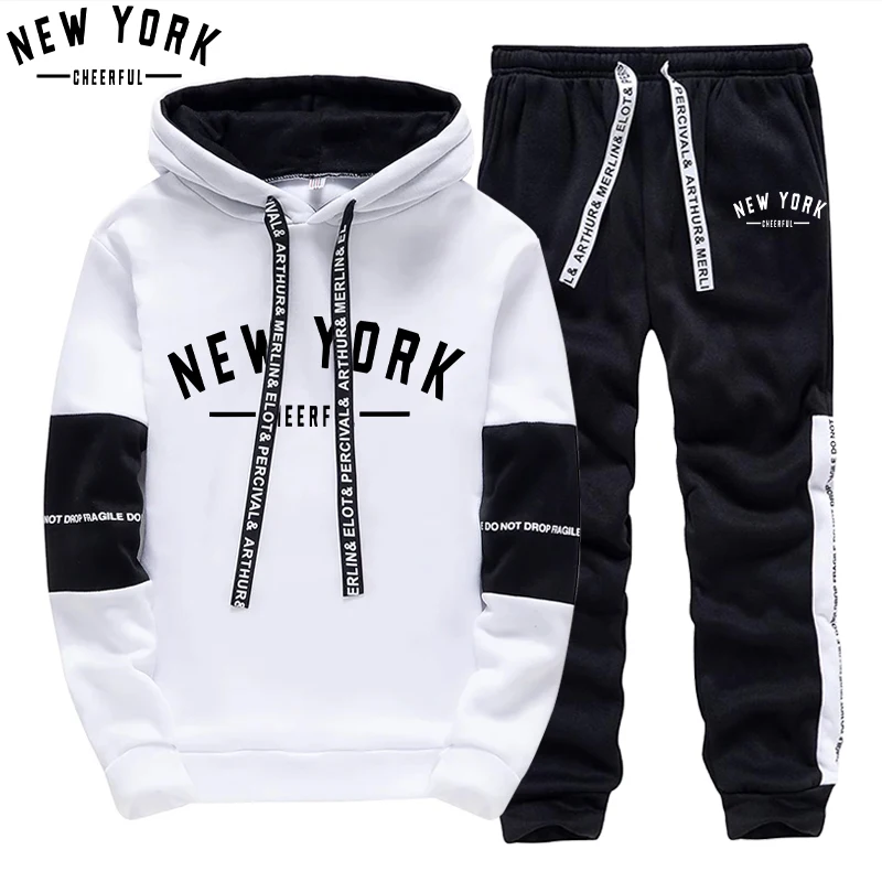 Setelan Pria/Hoodie/Celana, Bu - Street Fashion Hoodie ulasan dan harga