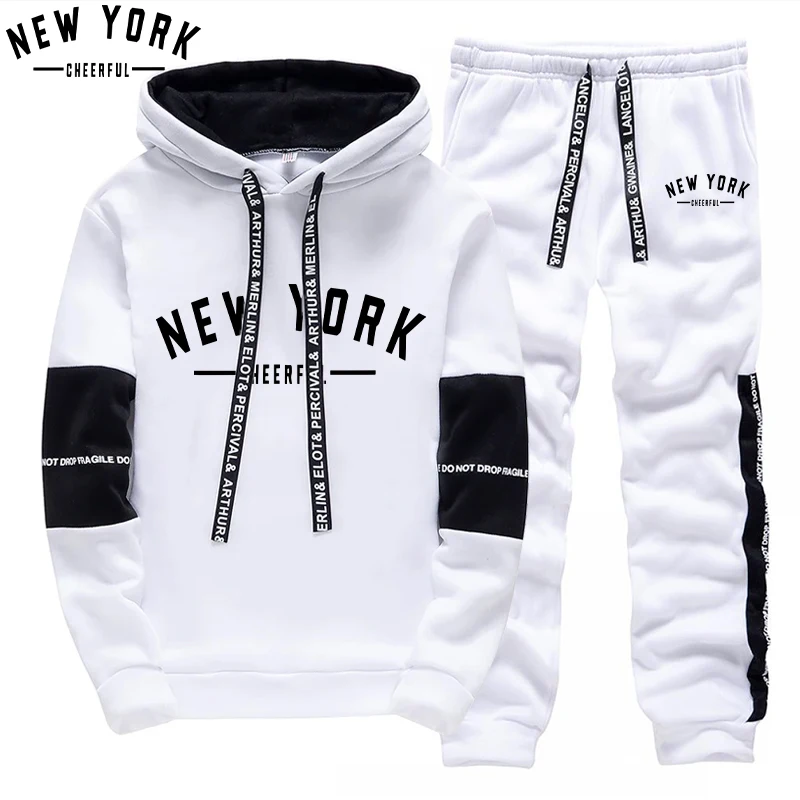 Setelan Pria/Hoodie/Celana, Bu - Street Fashion Hoodie ulasan dan harga
