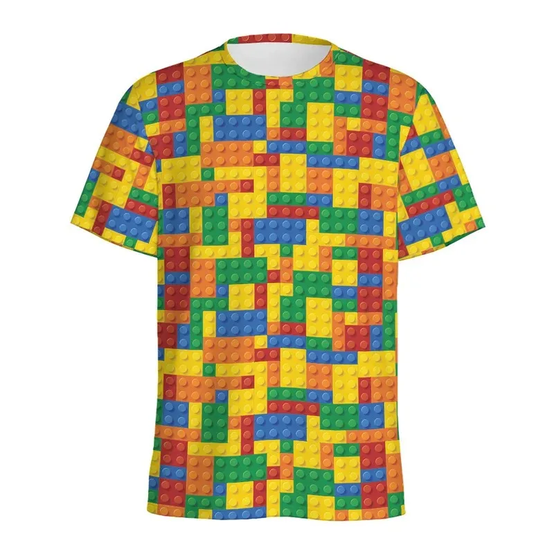 Kaos 3D Print Motif Puzzle Ban - Street Fashion Videos ulasan dan harga