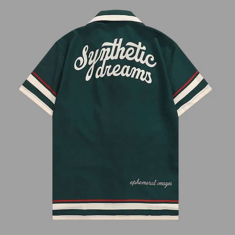 Kaus Motif Huruf Retro Warna K - Street Fashion Jacket Men ulasan dan harga