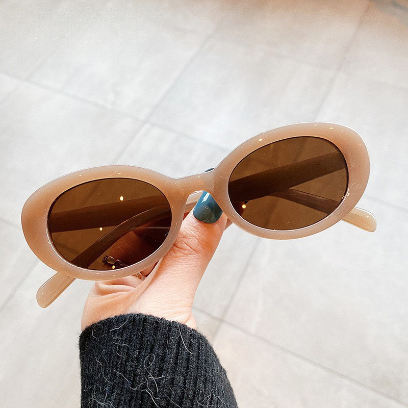 Kacamata Hitam Oval Kecil Vint - Street Fashion Brand ulasan dan harga