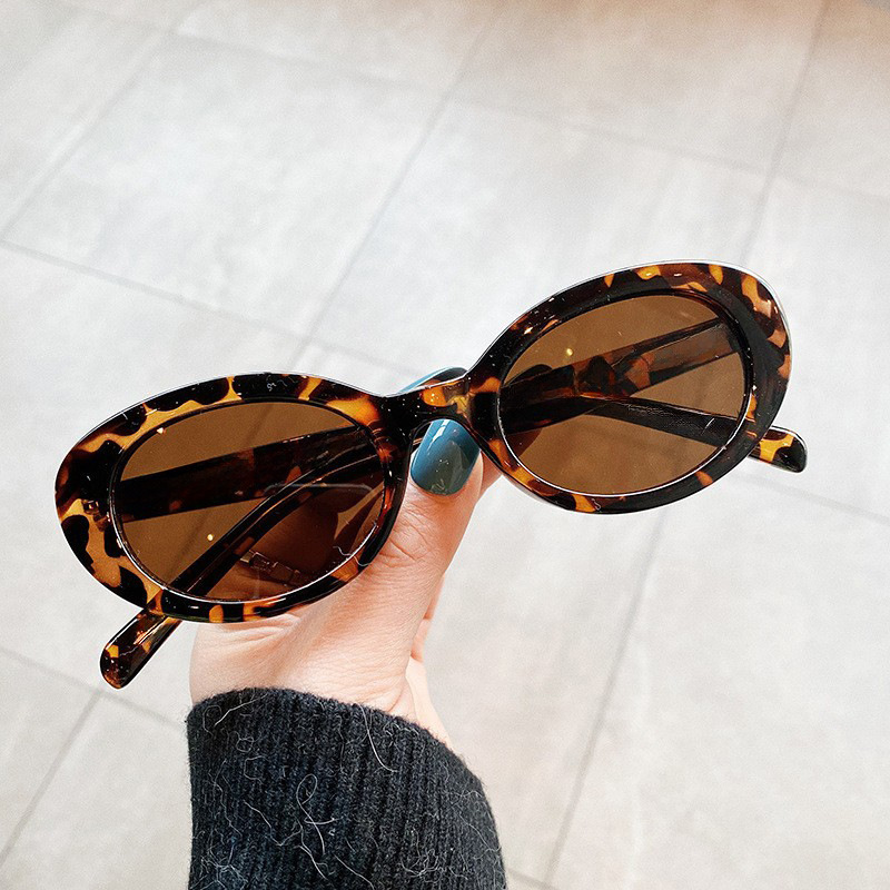 Kacamata Hitam Oval Kecil Vint - Street Fashion Brand ulasan dan harga