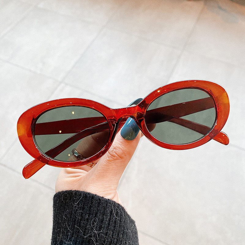 Kacamata Hitam Oval Kecil Vint - Street Fashion Brand ulasan dan harga