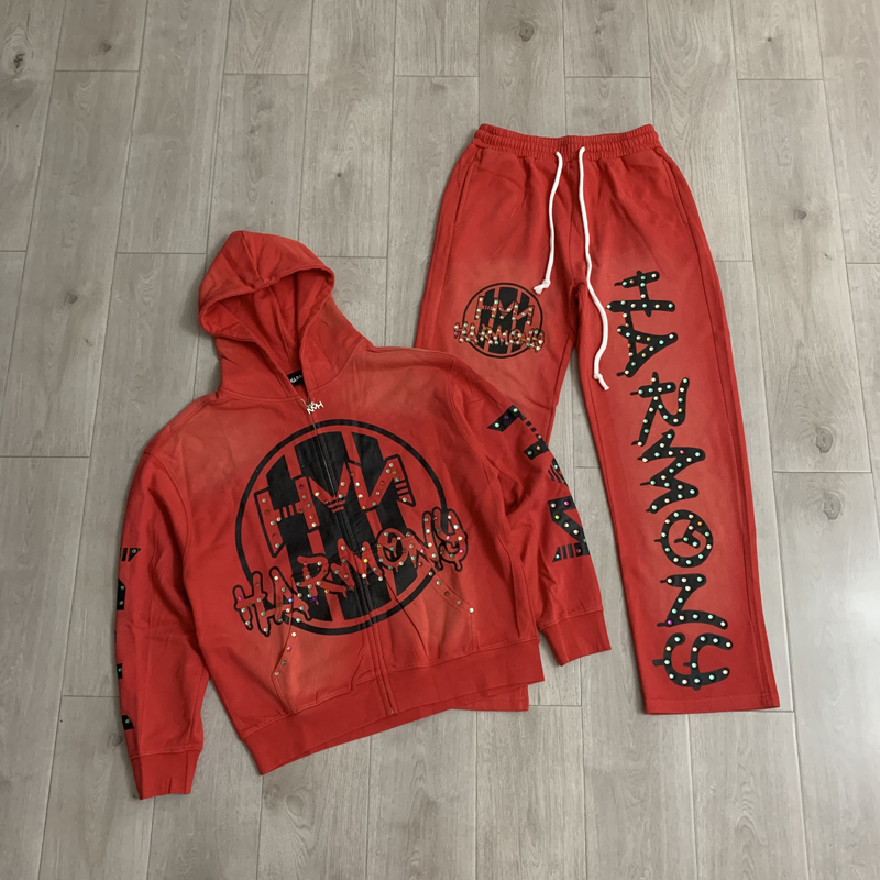 Setelan Hoodie dan Celana HARM - Street Fashion Brand ulasan dan harga