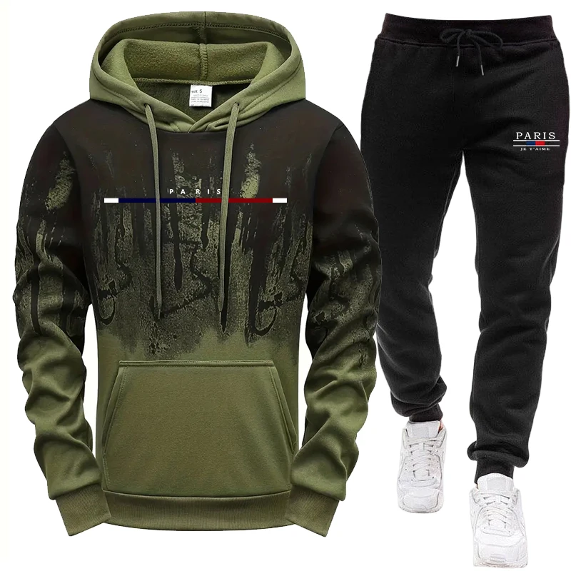 Setelan Pria/Hoodie/Celana Pan - Street Fashion Hoodie ulasan dan harga