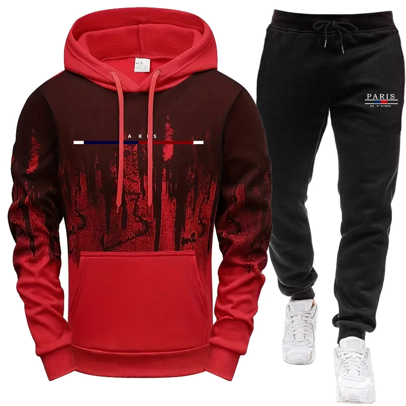 Setelan Pria/Hoodie/Celana Pan - Street Fashion Hoodie ulasan dan harga