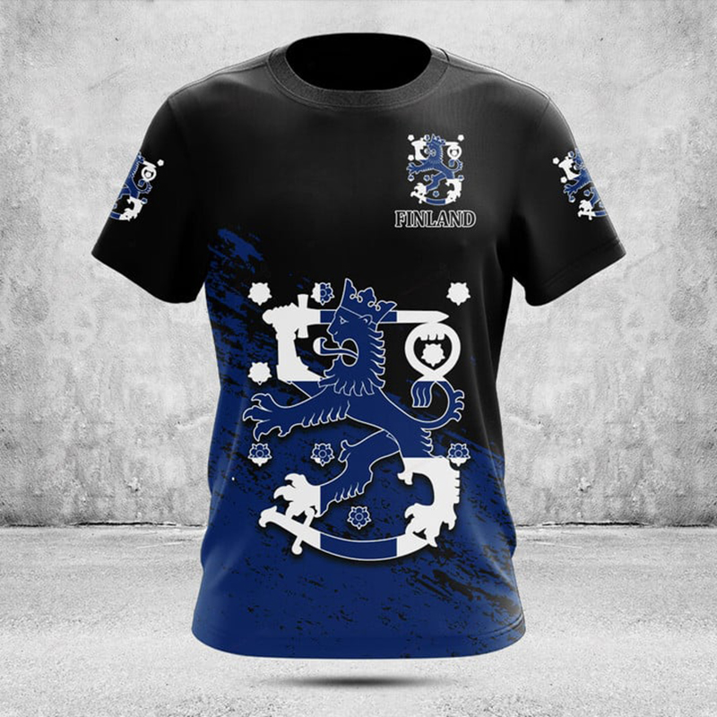 Kaos Oblong Grafis Bendera Fin - Street Fashion Jersey ulasan dan harga