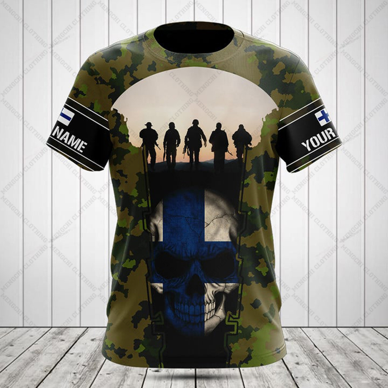Kaos Oblong Grafis Bendera Fin - Street Fashion Jersey ulasan dan harga