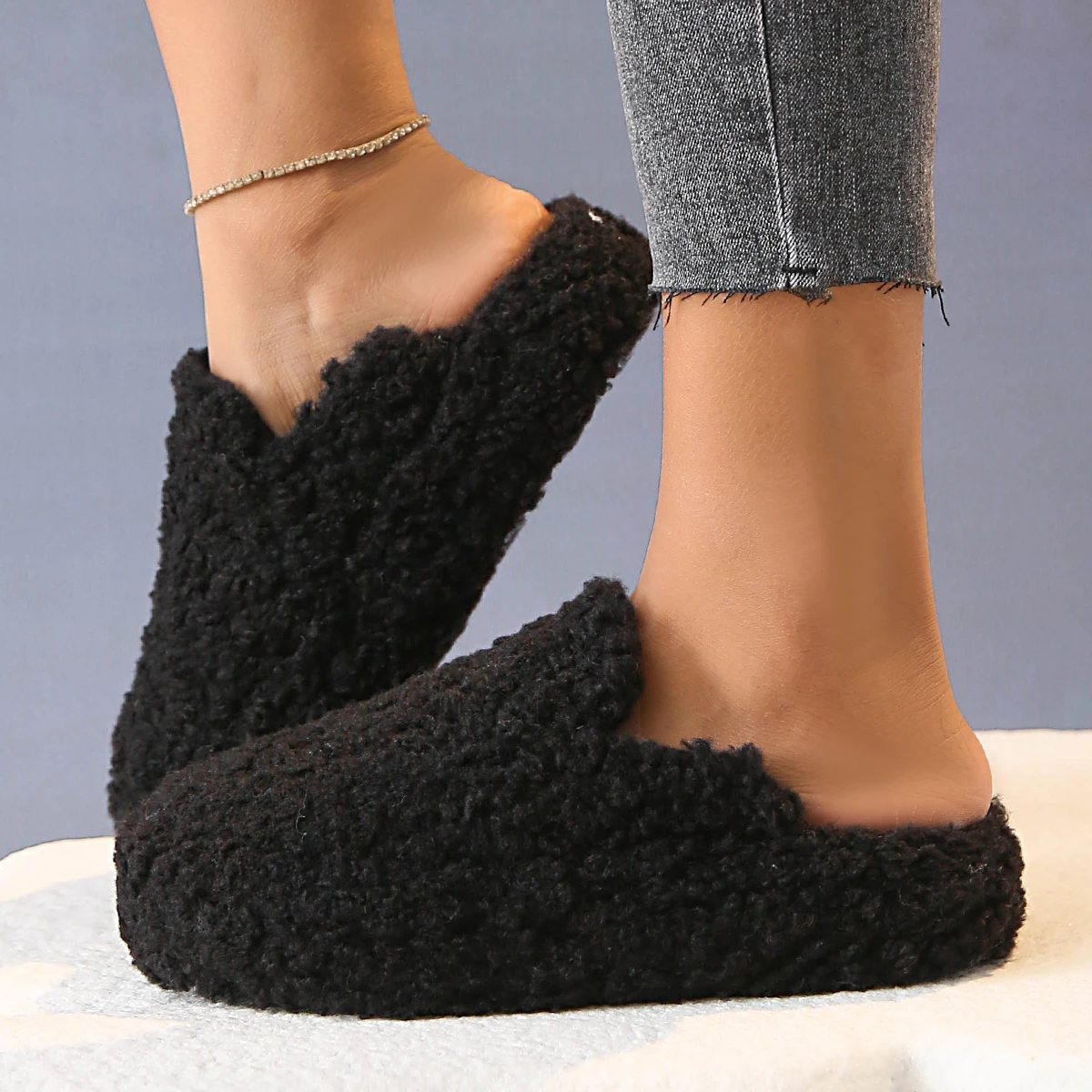 Sepatu Mules Wanita Mewah Berb - Street Fashion Luxury ulasan dan harga