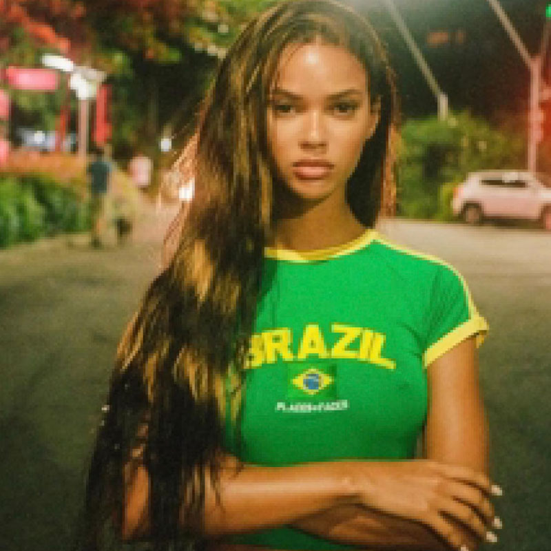 Atasan Crop Y2k wanita musim p - Street Fashion Brazil ulasan dan harga
