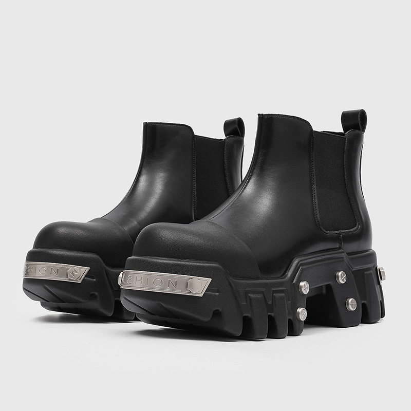 Sepatu Bot Pria Fashion Mewah  - Street Fashion Luxury ulasan dan harga