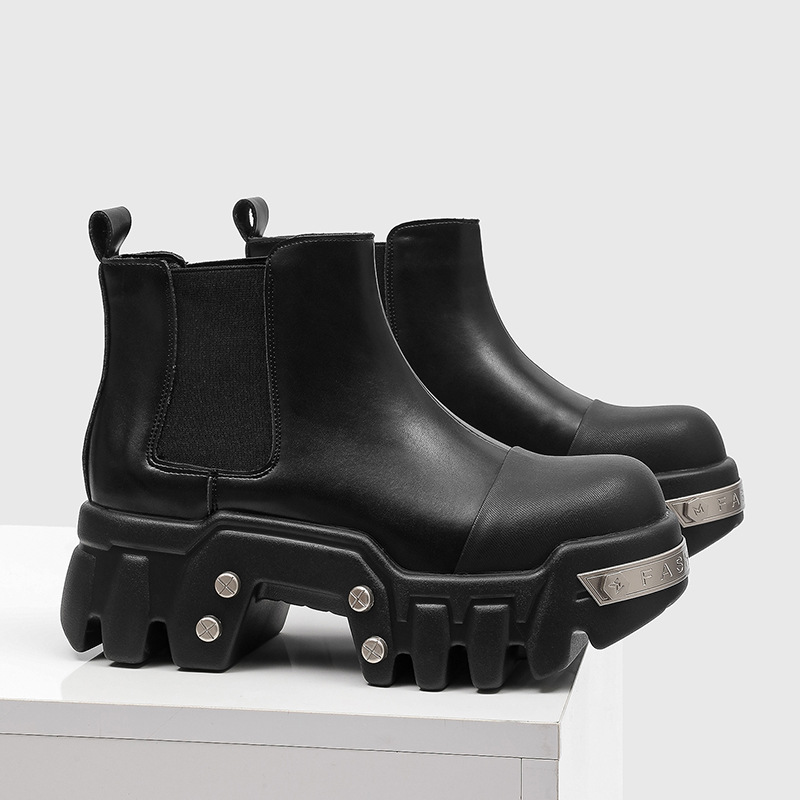 Sepatu Bot Pria Fashion Mewah  - Street Fashion Luxury ulasan dan harga