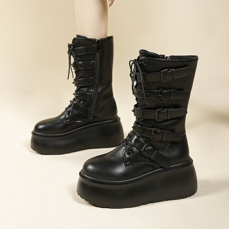 Sepatu Bot Gaya Gotik Terbaru  - Street Fashion Brand ulasan dan harga
