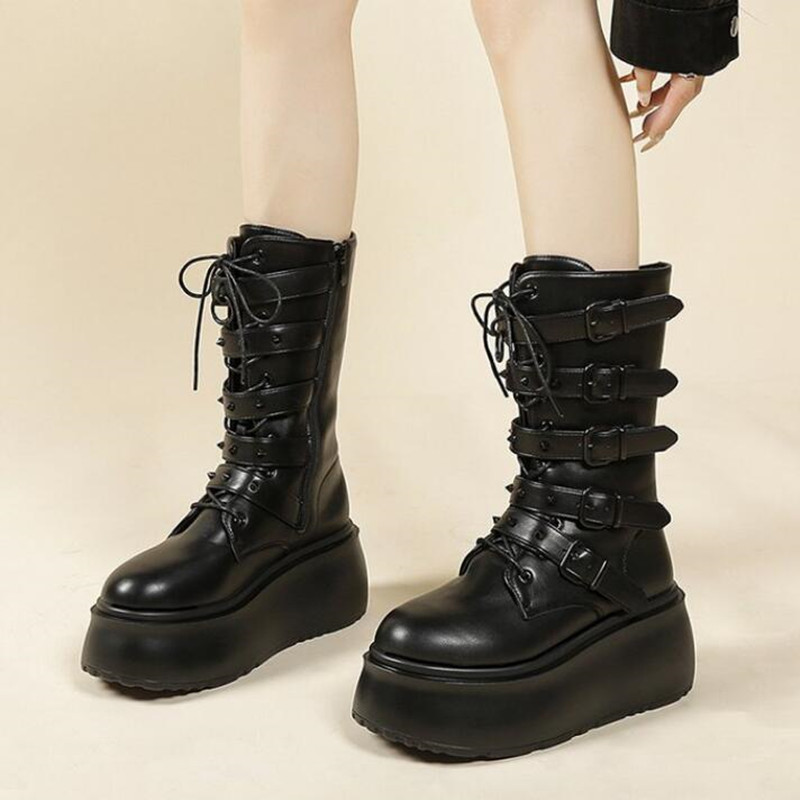 Sepatu Bot Gaya Gotik Terbaru  - Street Fashion Brand ulasan dan harga