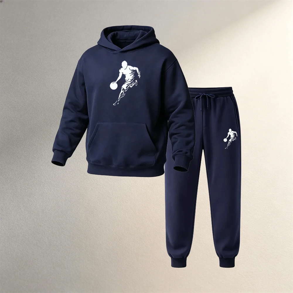 Pakaian Pria Setelan Hoodie Pu - Street Fashion Hoodie ulasan dan harga