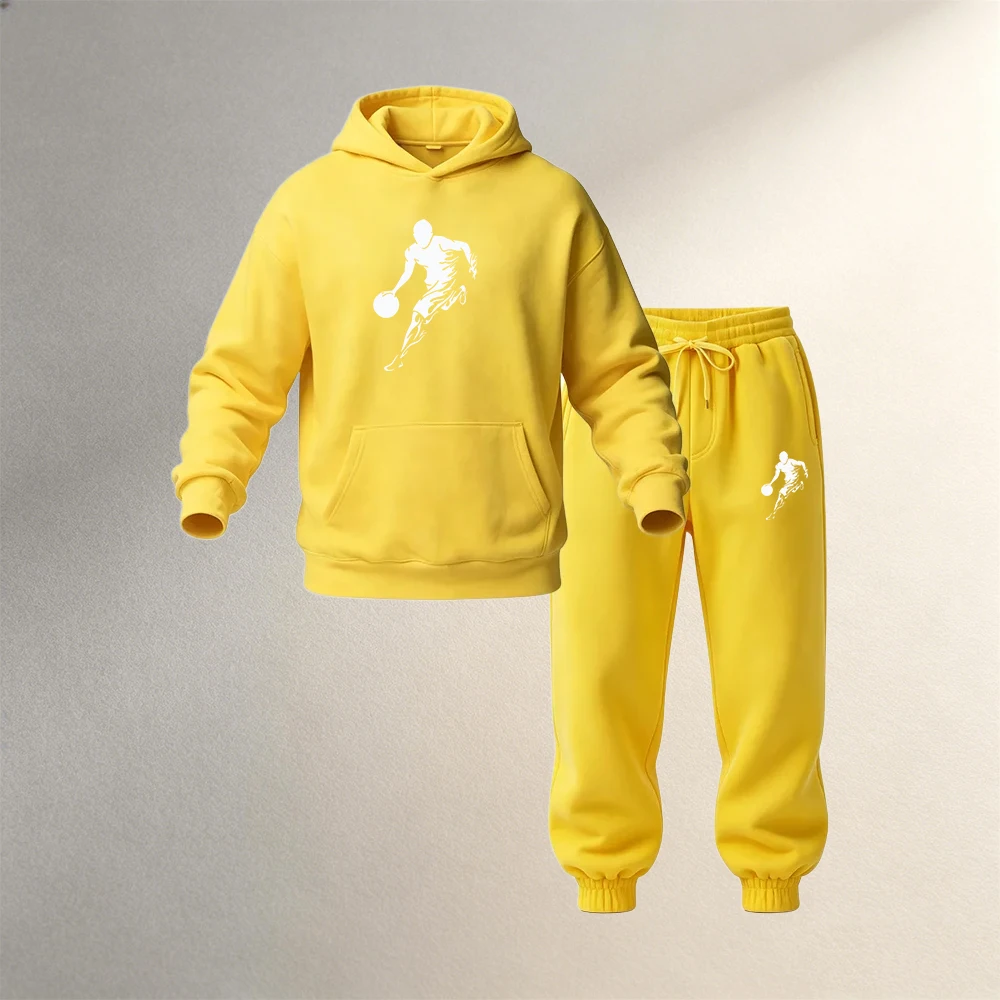 Pakaian Pria Setelan Hoodie Pu - Street Fashion Hoodie ulasan dan harga
