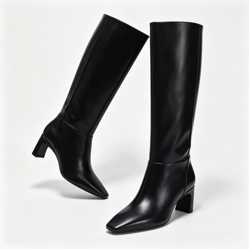Sepatu Bot Wanita Hak Kitten K - Street Fashion Brand ulasan dan harga