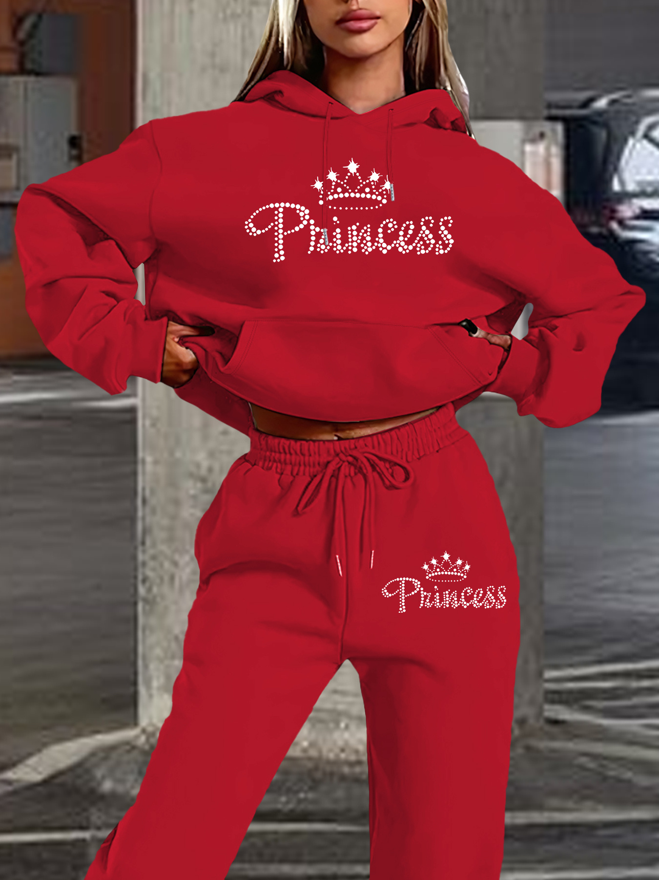 Set Hoodie & Celana Training 2 - Street Fashion Women ulasan dan harga