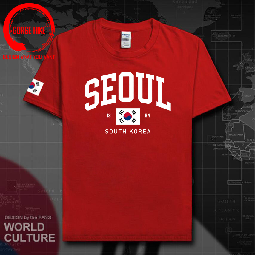 Kaus Uniseks Bendera Korea Sel - Street Fashion Of Seoul ulasan dan harga