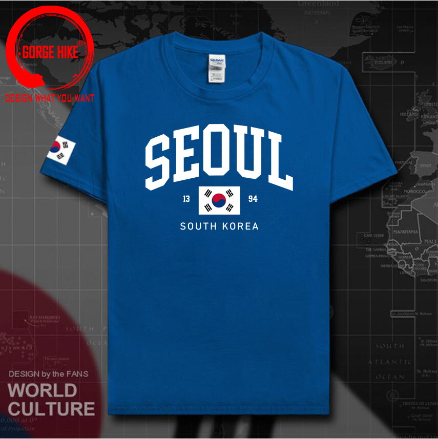 Kaus Uniseks Bendera Korea Sel - Street Fashion Of Seoul ulasan dan harga