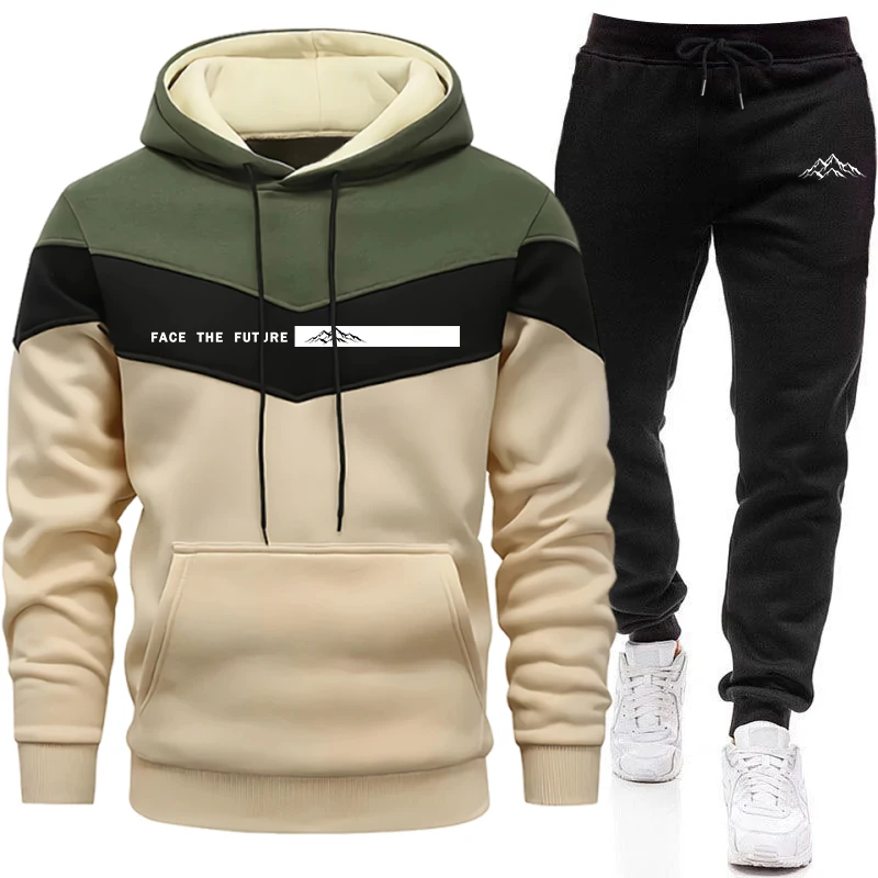Setelan Olahraga Pria, Sweater - Street Fashion Hoodie ulasan dan harga
