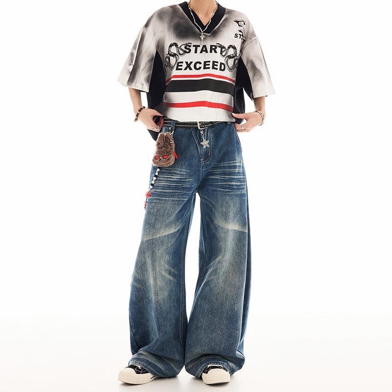 Celana Jeans Biru Vintage Mode - Street Fashion For Boy ulasan dan harga