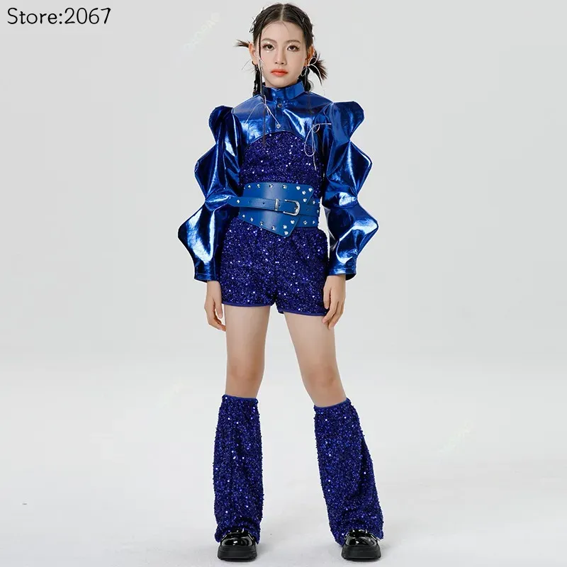 Pakaian Tari Jazz Kostum Payet - Street Fashion Runway ulasan dan harga