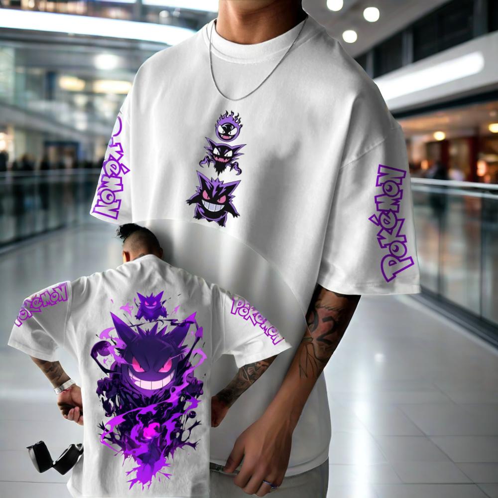 Kaos Cetak Gengar Turunan Anim - Street Fashion Brand ulasan dan harga