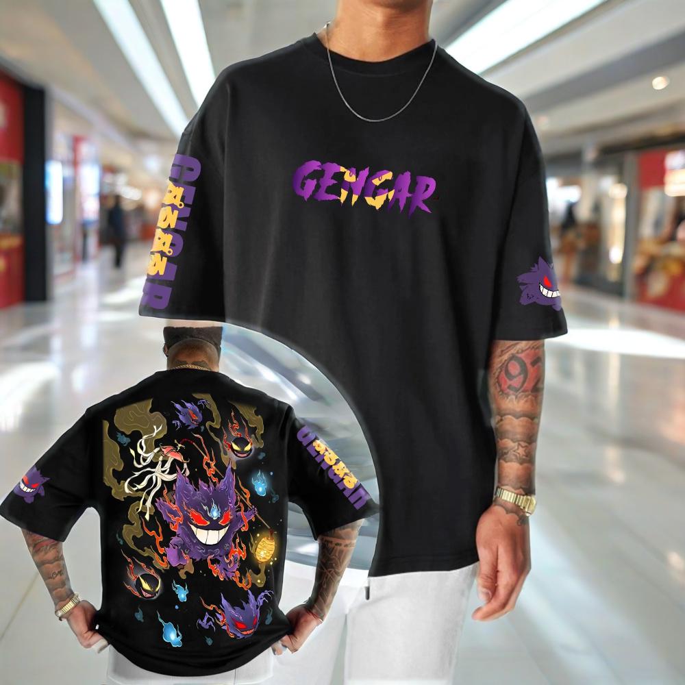 Kaos Cetak Gengar Turunan Anim - Street Fashion Brand ulasan dan harga