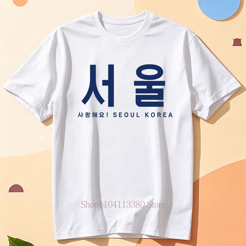 Kaus Cetak Grafis Seoul Korea  - Street Fashion Of Seoul ulasan dan harga