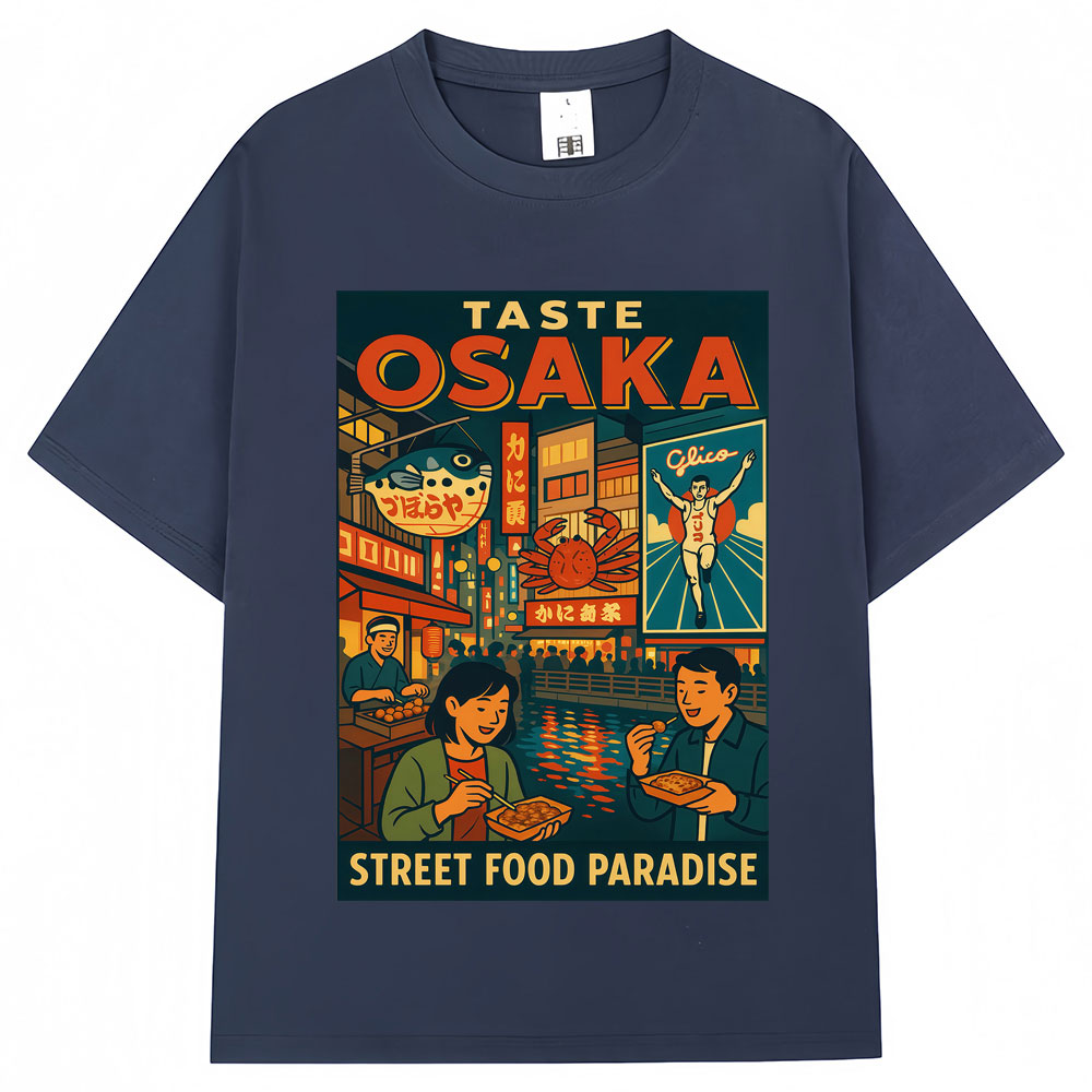 Kaos dengan Gaya Jepang, Makan - Street Fashion Osaka ulasan dan harga