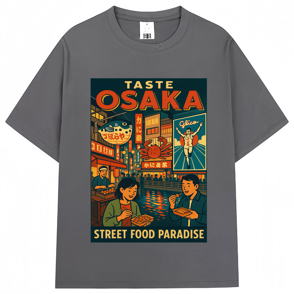 Kaos dengan Gaya Jepang, Makan - Street Fashion Osaka ulasan dan harga