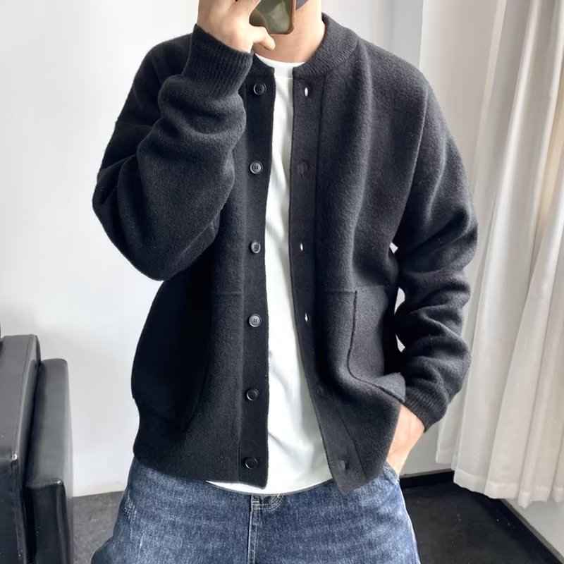 Jaket Sweater Tebal Musim Gugu - Street Fashion Jacket Men ulasan dan harga