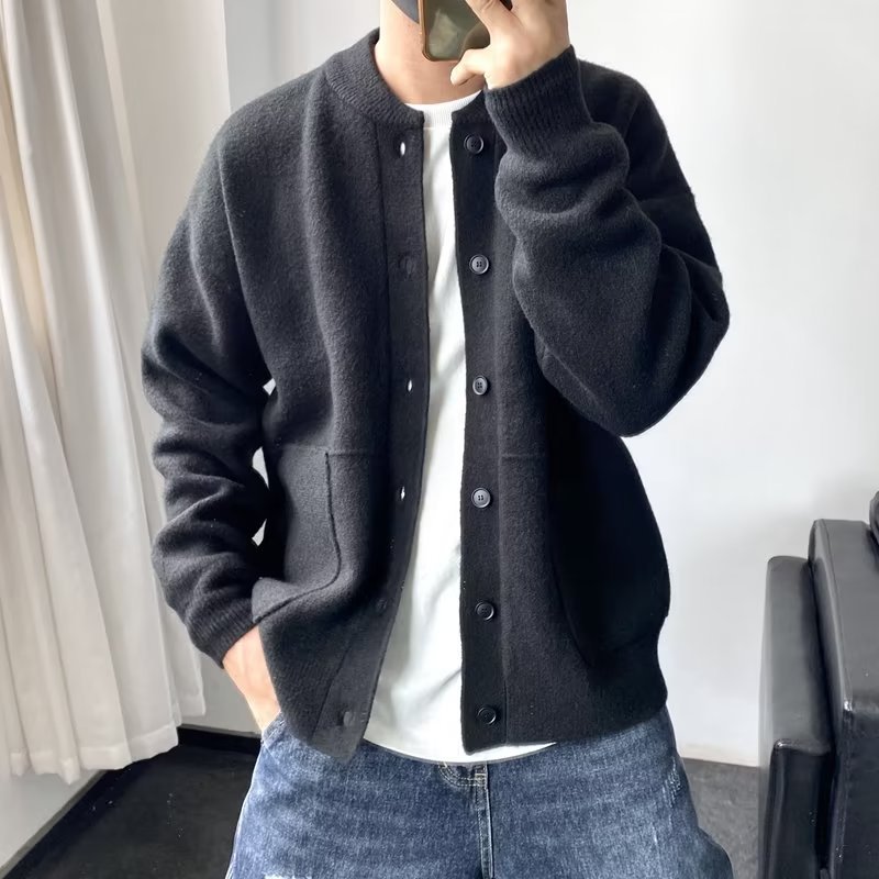 Jaket Sweater Tebal Musim Gugu - Street Fashion Jacket Men ulasan dan harga